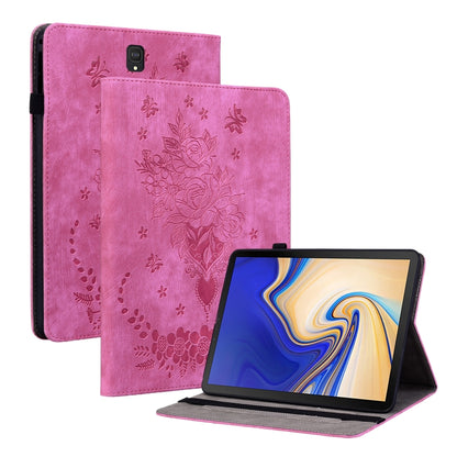 Butterfly Rose Embossed Leather Tablet Case, Series 3