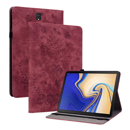 Butterfly Rose Embossed Leather Tablet Case, Series 3