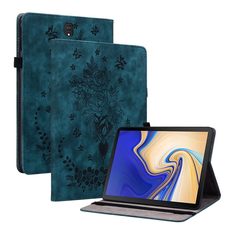 Butterfly Rose Embossed Leather Tablet Case, Series 3