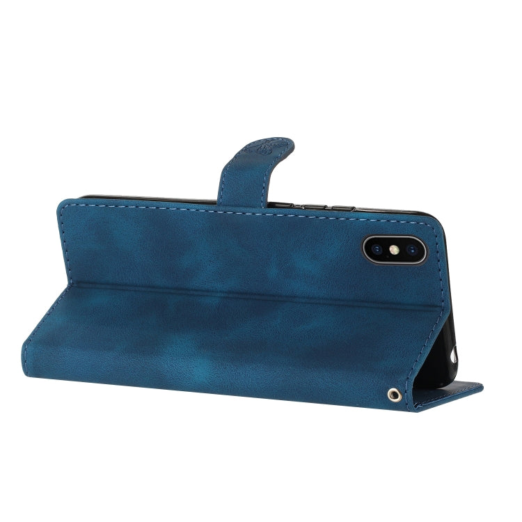 Flower Butterfly Embossing Pattern Leather Phone Case