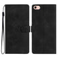 Flower Butterfly Embossing Pattern Leather Phone Case, For iPhone 16e / 17e, For iPhone 17 Pro Max, For iPhone 17 Pro, For iPhone 17