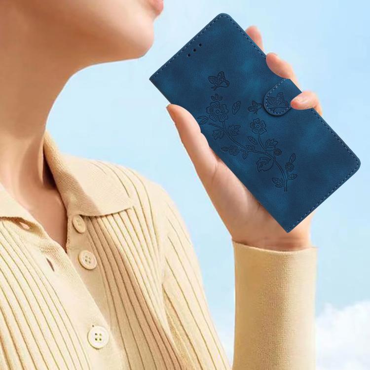 Flower Butterfly Embossing Pattern Leather Phone Case, For iPhone 18 Pro / 17 Pro, For iPhone 18 Pro Max / 17 Pro Max, For iPhone 16e / 17e, For iPhone 17