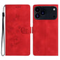 Flower Butterfly Embossing Pattern Leather Phone Case, For iPhone 18 Pro / 17 Pro, For iPhone 18 Pro Max / 17 Pro Max, For iPhone 16e / 17e, For iPhone 17
