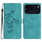 Flower Butterfly Embossing Pattern Leather Phone Case, For iPhone 18 Pro / 17 Pro, For iPhone 18 Pro Max / 17 Pro Max, For iPhone 16e / 17e, For iPhone 17