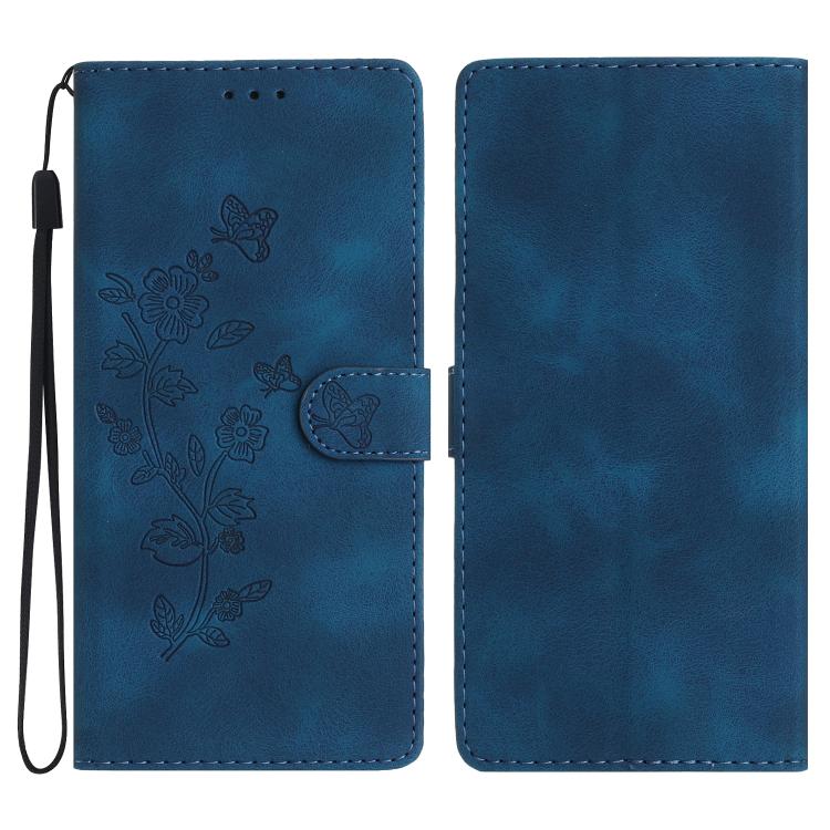 Flower Butterfly Embossing Pattern Leather Phone Case, For iPhone 18 Pro / 17 Pro, For iPhone 18 Pro Max / 17 Pro Max, For iPhone 16e / 17e, For iPhone 17