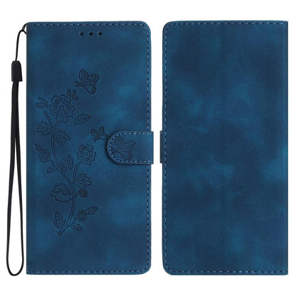 Flower Butterfly Embossing Pattern Leather Phone Case, For iPhone 18 Pro / 17 Pro, For iPhone 18 Pro Max / 17 Pro Max, For iPhone 16e / 17e, For iPhone 17