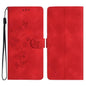 Flower Butterfly Embossing Pattern Leather Phone Case, For iPhone 18 Pro / 17 Pro, For iPhone 18 Pro Max / 17 Pro Max, For iPhone 16e / 17e, For iPhone 17