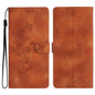 Flower Butterfly Embossing Pattern Leather Phone Case, For iPhone 18 Pro / 17 Pro, For iPhone 18 Pro Max / 17 Pro Max, For iPhone 16e / 17e, For iPhone 17