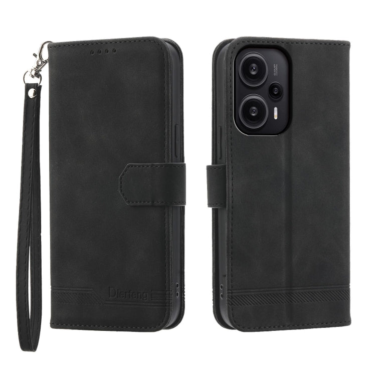 Dierfeng Dream Line TPU + PU Leather Phone Case