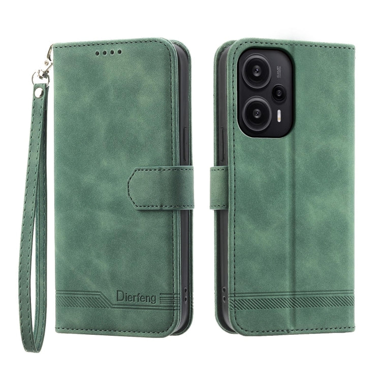 Dierfeng Dream Line TPU + PU Leather Phone Case