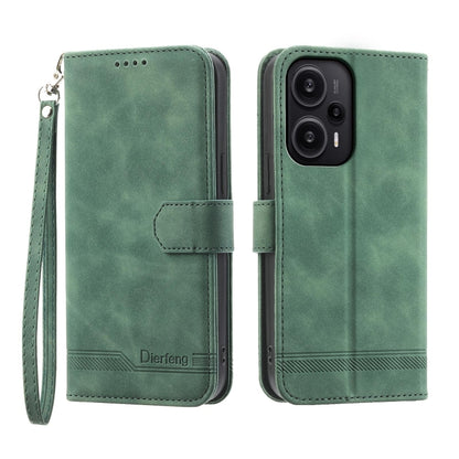 Dierfeng Dream Line TPU + PU Leather Phone Case