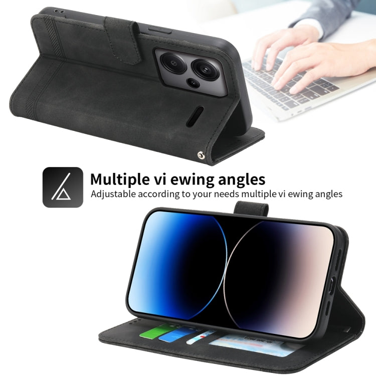 Dierfeng Dream Line TPU + PU Leather Phone Case