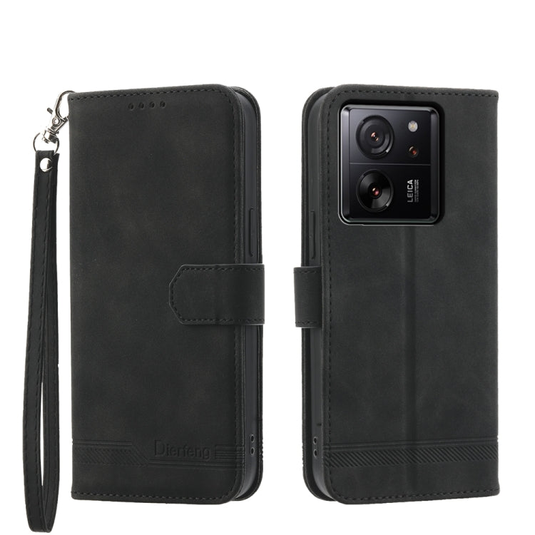 Dierfeng Dream Line TPU + PU Leather Phone Case