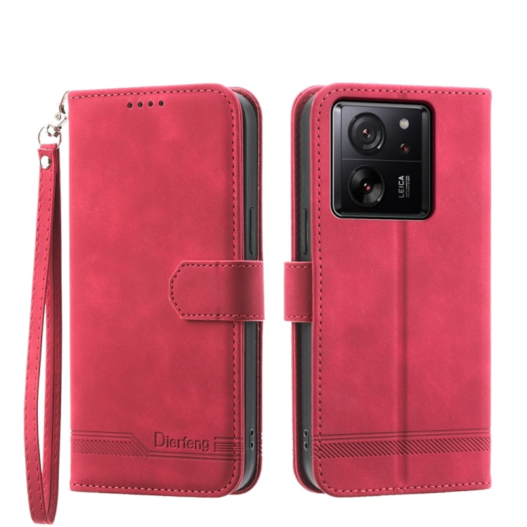 Dierfeng Dream Line TPU + PU Leather Phone Case