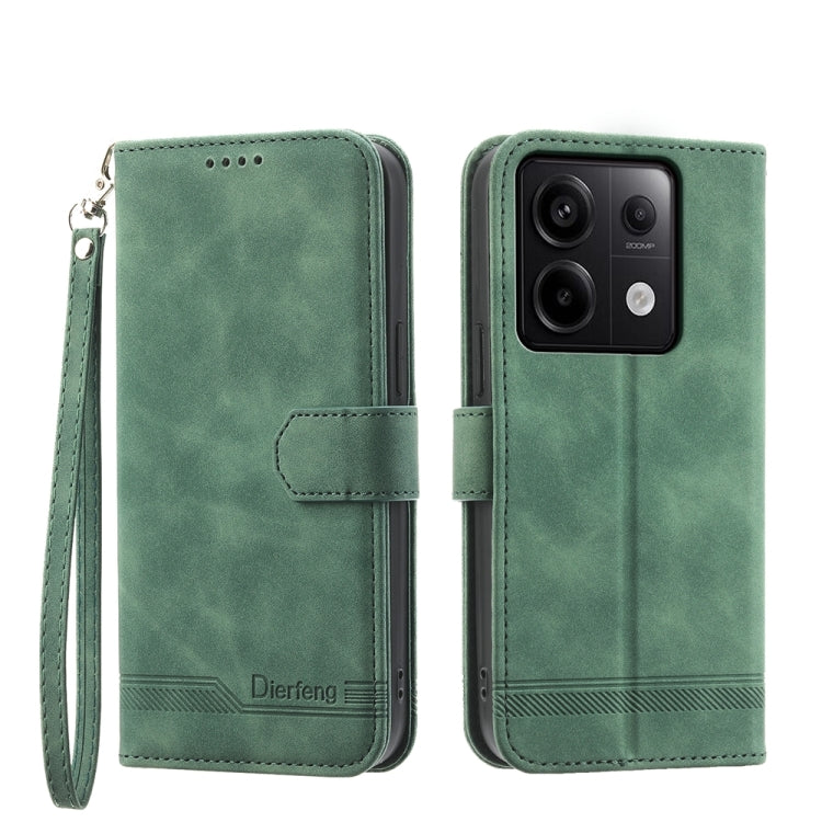 Dierfeng Dream Line TPU + PU Leather Phone Case