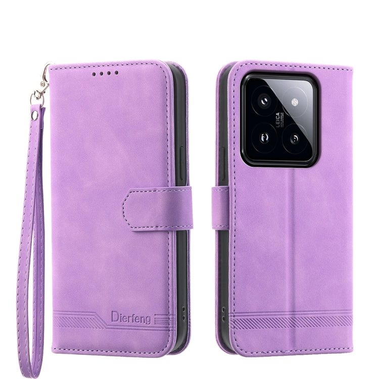 Dierfeng Dream Line TPU + PU Leather Phone Case