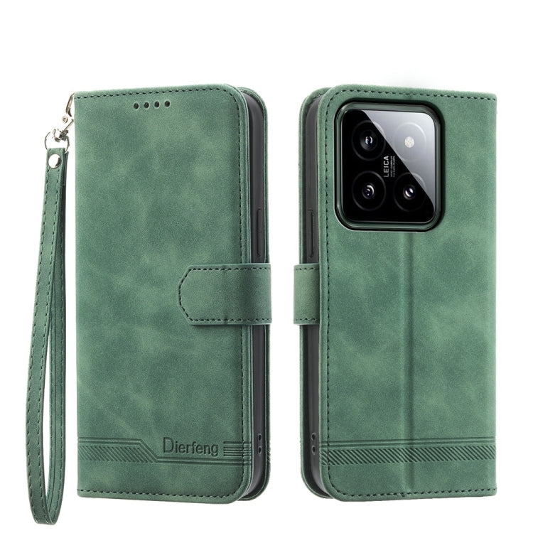 Dierfeng Dream Line TPU + PU Leather Phone Case