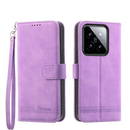Dierfeng Dream Line TPU + PU Leather Phone Case