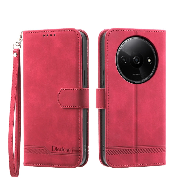 Dierfeng Dream Line TPU + PU Leather Phone Case