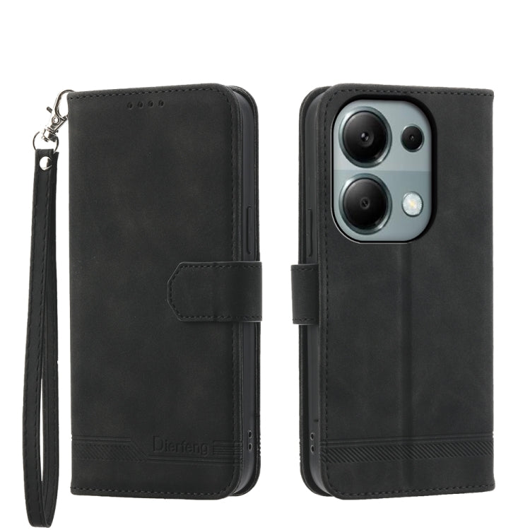 Dierfeng Dream Line TPU + PU Leather Phone Case
