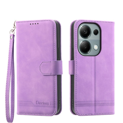 Dierfeng Dream Line TPU + PU Leather Phone Case