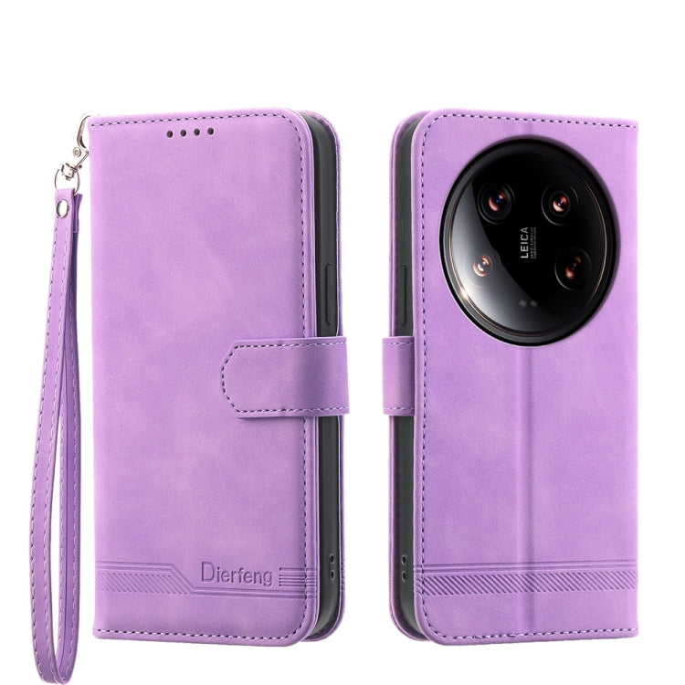 Dierfeng Dream Line TPU + PU Leather Phone Case