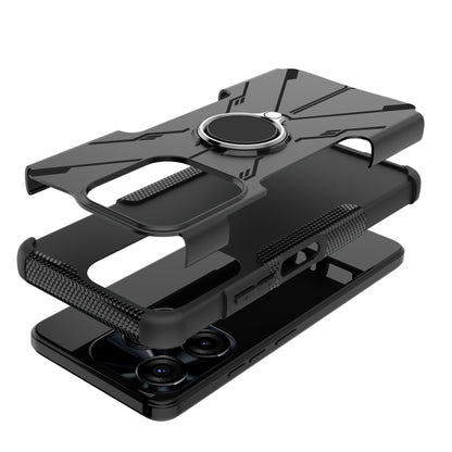 Armor Bear Shockproof PC + TPU Phone Case with Ring