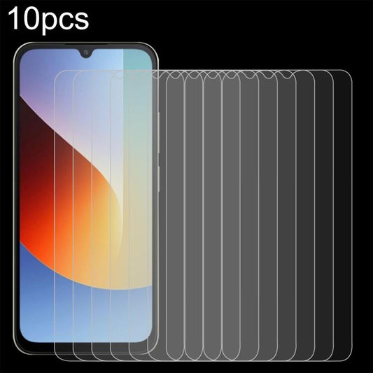 10pcs 0.26mm 9H 2.5D Tempered Glass Film, For Xiaomi C81 Pro 4G, For Redmi A7 Pro 171mm / Poco C85x 5G, For Redmi R70 5G / R70m 5G, For Xiaomi Poco C85x 5G, For Redmi Note 15 Special 5G, For Redmi 15a 5G, For Xiaomi 17T 5G, For Xiaomi Poco X8 Pro Max 5...