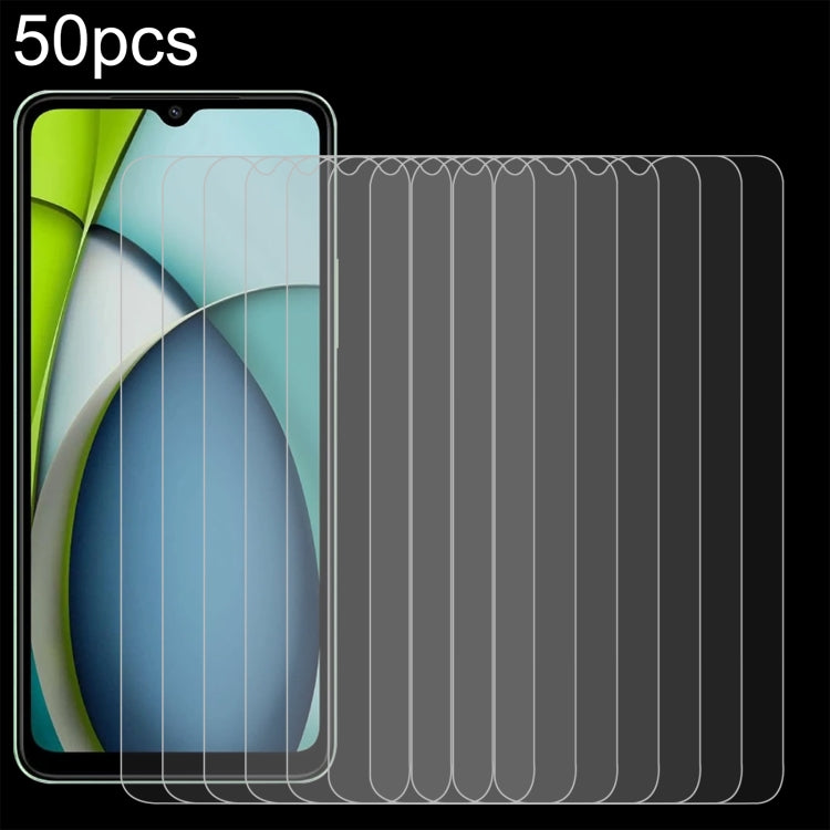 50pcs 0.26mm 9H 2.5D Tempered Glass Film, For Xiaomi Poco C75 5G, For Xiaomi Redmi K80 / K80 Pro, For Xiaomi Redmi Note 14 4G, For Xiaomi Redmi A4 5G, For Xiaomi Redmi 14R / A3 Pro, For Xiaomi Redmi Note 14 5G, For Xiaomi Redmi 13 5G / 4G / Note 13R   ...