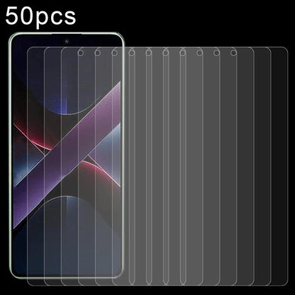 50pcs 0.26mm 9H 2.5D Tempered Glass Film