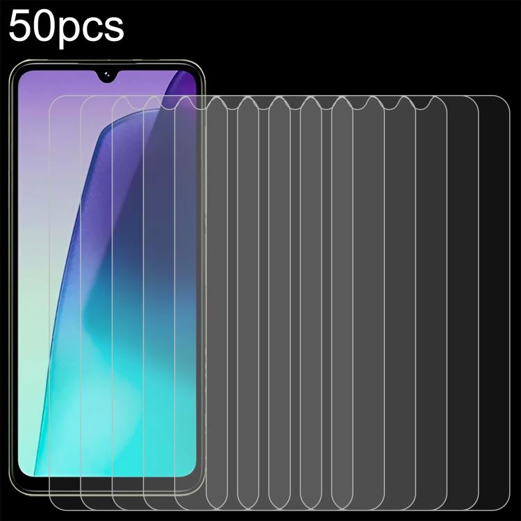 50pcs 0.26mm 9H 2.5D Tempered Glass Film