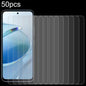 50pcs 0.26mm 9H 2.5D Tempered Glass Film