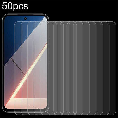 50pcs 0.26mm 9H 2.5D Tempered Glass Film