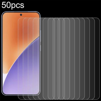 50pcs 0.26mm 9H 2.5D Tempered Glass Film