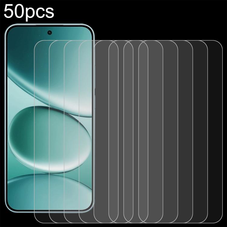 50pcs 0.26mm 9H 2.5D Tempered Glass Film