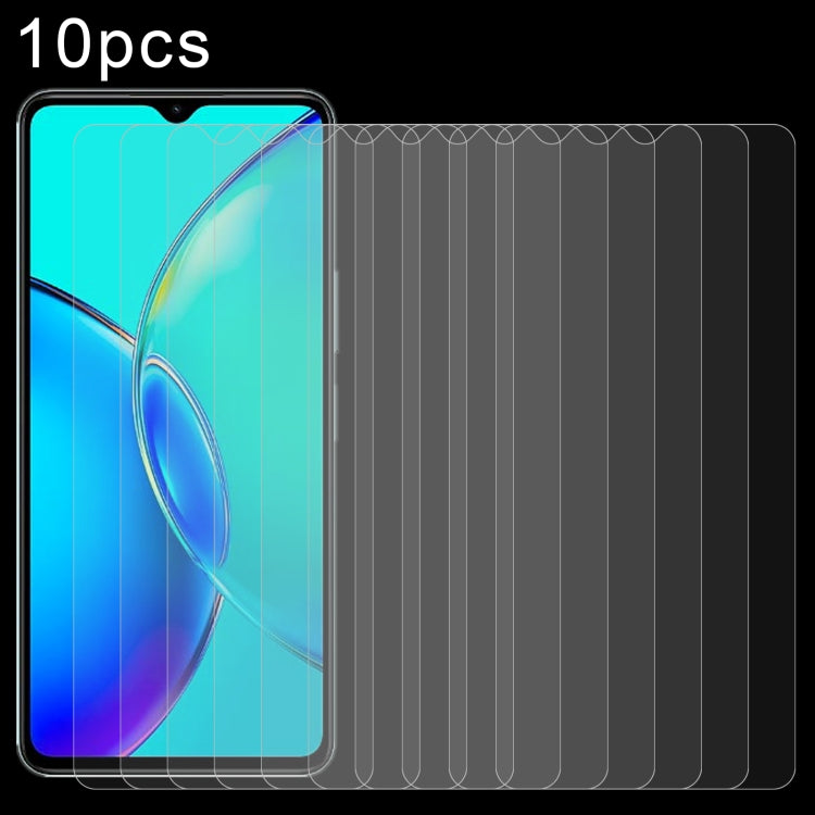 10pcs 0.26mm 9H 2.5D Tempered Glass Film, For vivo Y18e / Y18, For vivo Y200t / Y58, For vivo Y38, For vivo iQOO Z9x, For vivo T3x, For vivo Y200i, For vivo V40 SE / V30 Lite 4G, For vivo Y200 / Y200e / T3, For vivo iQOO Z9, For vivo Y100i / Y100t     ...