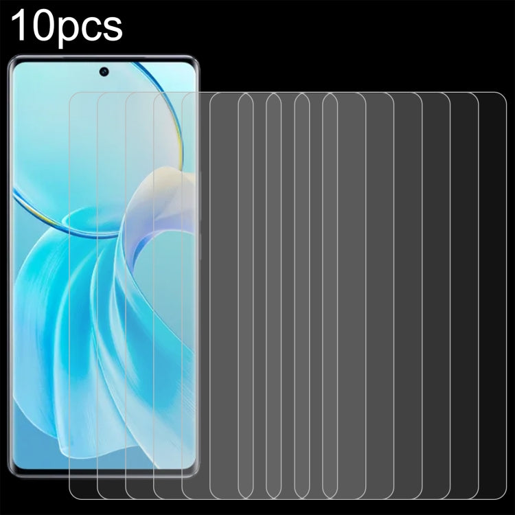 10pcs 0.26mm 9H 2.5D Tempered Glass Film, For vivo Y18e / Y18, For vivo Y200t / Y58, For vivo Y38, For vivo iQOO Z9x, For vivo T3x, For vivo Y200i, For vivo V40 SE / V30 Lite 4G, For vivo Y200 / Y200e / T3, For vivo iQOO Z9, For vivo Y100i / Y100t     ...