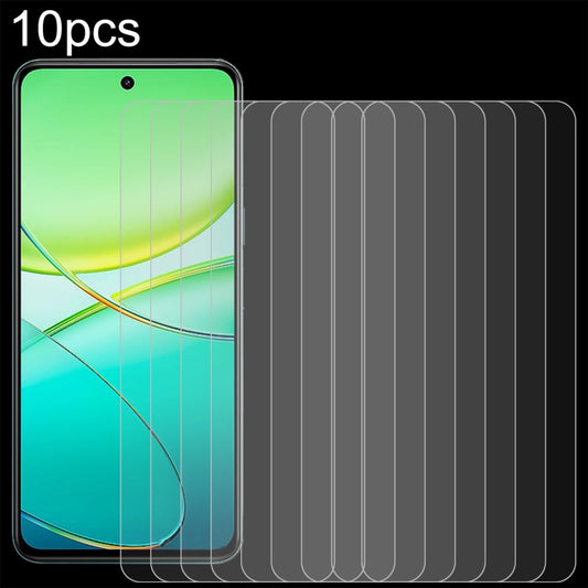 10pcs 0.26mm 9H 2.5D Tempered Glass Film, For vivo Y38, For vivo iQOO Z9x, For vivo T3x, For vivo Y200i, For vivo V40 SE / V30 Lite 4G, For vivo Y200 / Y200e / T3, For vivo iQOO Z9, For vivo Y100i / Y100t, For vivo iQOO Neo9 Pro, For vivo Y100 IDN     ...