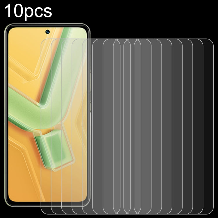 10pcs 0.26mm 9H 2.5D Tempered Glass Film, For vivo X200s, For vivo T4, For vivo iQOO Z10, For vivo Y300t / iQOO Z10x, For vivo V50 Lite 4G, For vivo Y300i, For vivo Y39 5G, For vivo V50 Lite 5G, For vivo T4x, For vivo Y29s 5G, For vivo iQOO Neo 10R    ...