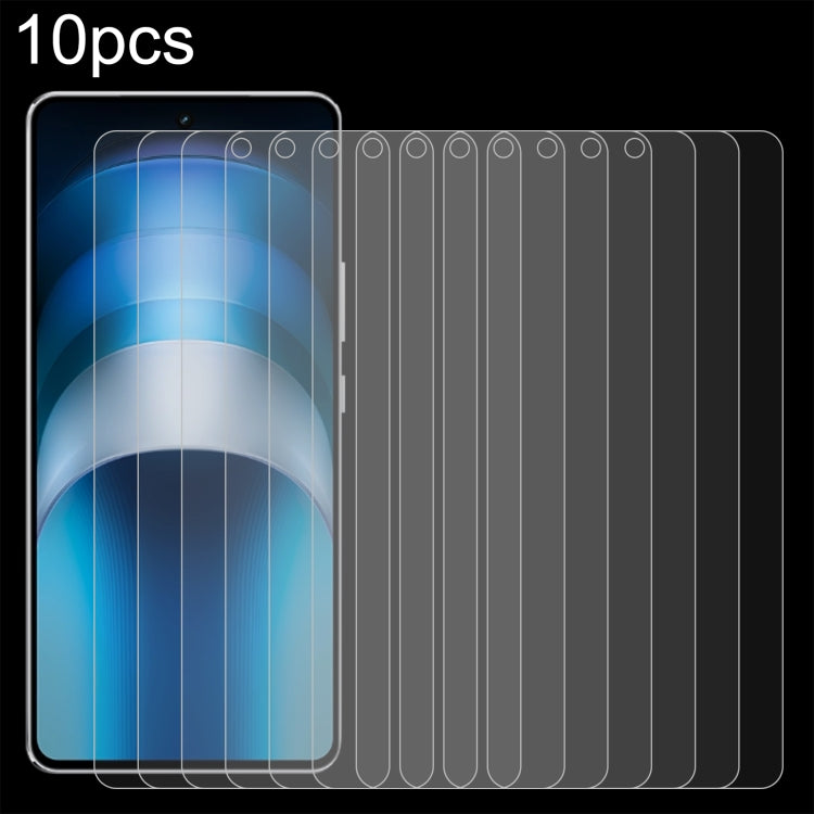 10pcs 0.26mm 9H 2.5D Tempered Glass Film, For vivo X200s, For vivo T4, For vivo iQOO Z10, For vivo Y300t / iQOO Z10x, For vivo V50 Lite 4G, For vivo Y300i, For vivo Y39 5G, For vivo V50 Lite 5G, For vivo T4x, For vivo Y29s 5G, For vivo iQOO Neo 10R    ...