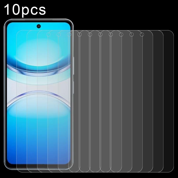 10pcs 0.26mm 9H 2.5D Tempered Glass Film, For vivo iQOO Neo 10 5G, For vivo Y300 GT, For vivo X200 FE, For vivo Y37c, For vivo iQOO Z10 Turbo Pro / Z10 Turbo, For vivo Y19 5G, For vivo X200s, For vivo T4, For vivo iQOO Z10, For vivo Y300t / iQOO Z10x  ...