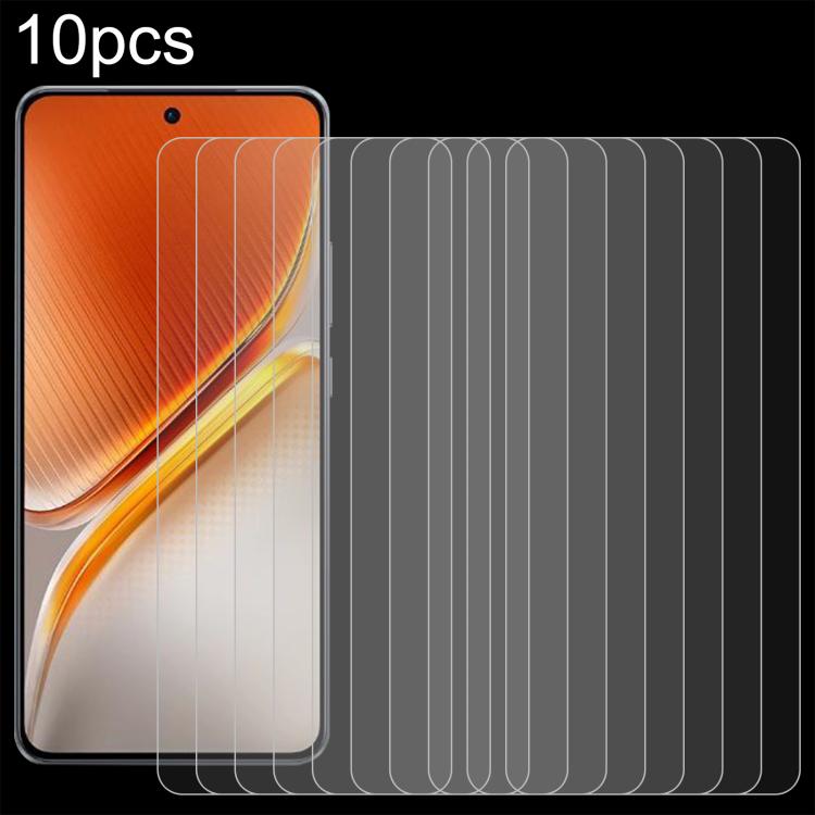 10pcs 0.26mm 9H 2.5D Tempered Glass Film, For vivo X200s, For vivo T4, For vivo iQOO Z10, For vivo Y300t / iQOO Z10x, For vivo V50 Lite 4G, For vivo Y300i, For vivo Y39 5G, For vivo V50 Lite 5G, For vivo T4x, For vivo Y29s 5G, For vivo iQOO Neo 10R    ...