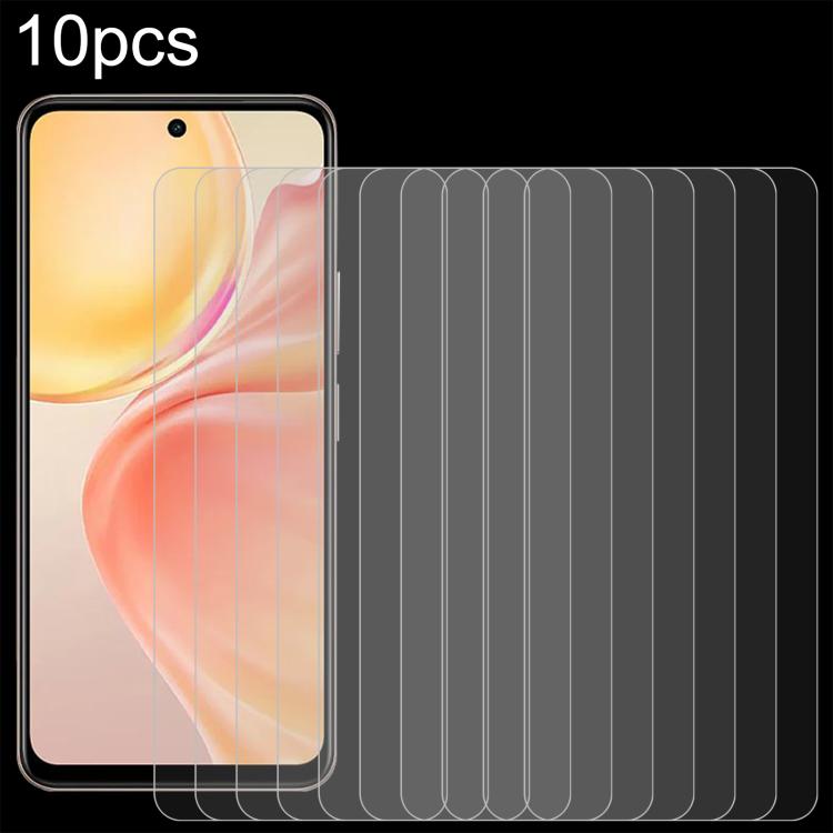 10pcs 0.26mm 9H 2.5D Tempered Glass Film, For vivo X200s, For vivo T4, For vivo iQOO Z10, For vivo Y300t / iQOO Z10x, For vivo V50 Lite 4G, For vivo Y300i, For vivo Y39 5G, For vivo V50 Lite 5G, For vivo T4x, For vivo Y29s 5G, For vivo iQOO Neo 10R    ...