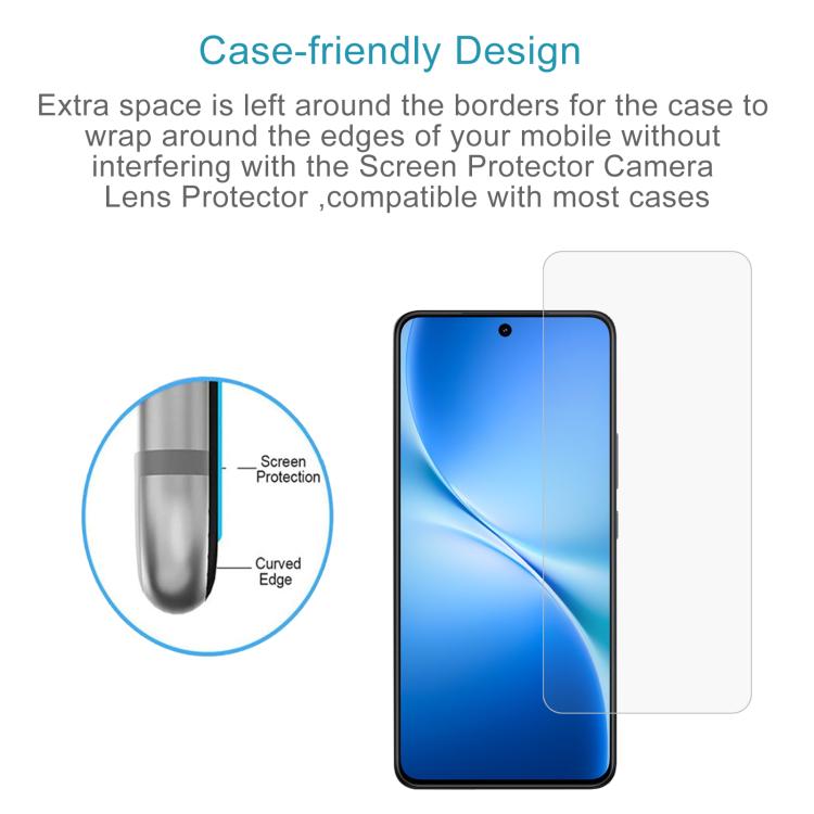 10pcs 0.26mm 9H 2.5D Tempered Glass Film, For vivo V60 Lite 4G, For vivo Y31 Pro 5G, For vivo Y31 5G 2025, For vivo V60 Lite 5G, For vivo iQOO Neo10 Pro+ 5G, For vivo iQOO Z10 Lite 4G, For vivo Y500 5G, For vivo T4 Pro 5G, For vivo iQOO Z10R           ...