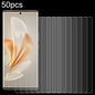 50pcs 0.26mm 9H 2.5D Tempered Glass Film