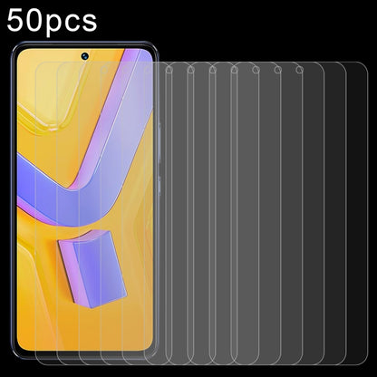 50pcs 0.26mm 9H 2.5D Tempered Glass Film, For vivo Y18e / Y18, For vivo Y200t / Y58, For vivo Y38, For vivo iQOO Z9x, For vivo T3x, For vivo Y200i, For vivo V40 SE / V30 Lite 4G, For vivo Y200 / Y200e / T3, For vivo iQOO Z9, For vivo Y100i / Y100t     ...