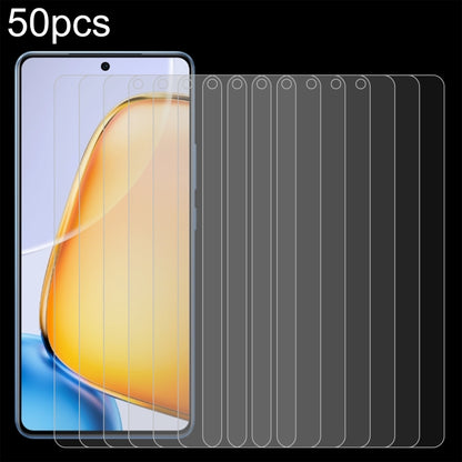 50pcs 0.26mm 9H 2.5D Tempered Glass Film, Series 1