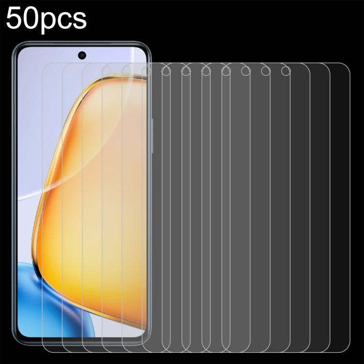 50pcs 0.26mm 9H 2.5D Tempered Glass Film, Series 1