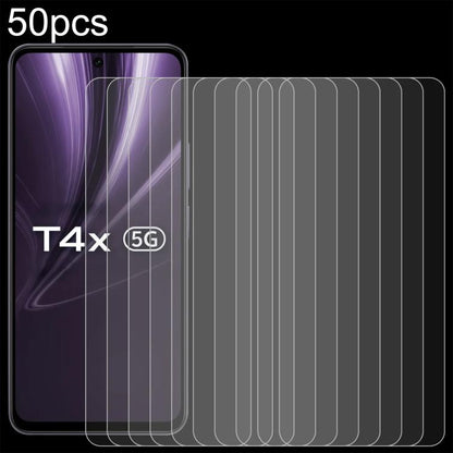 50pcs 0.26mm 9H 2.5D Tempered Glass Film