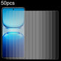 50pcs 0.26mm 9H 2.5D Tempered Glass Film